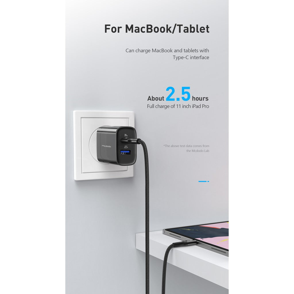 Mcdodo CH-867 Tesla Series 20W PD+QC Charger (US plug)