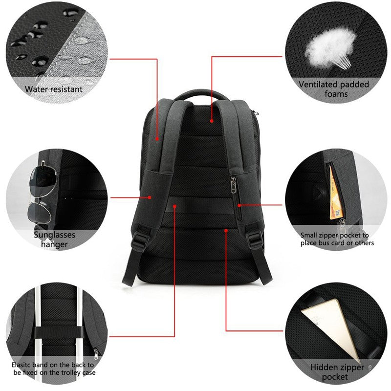 Tigernu T-B3516 15.6 inch Anti Theft Laptop Backpack w/ FreeLock ...