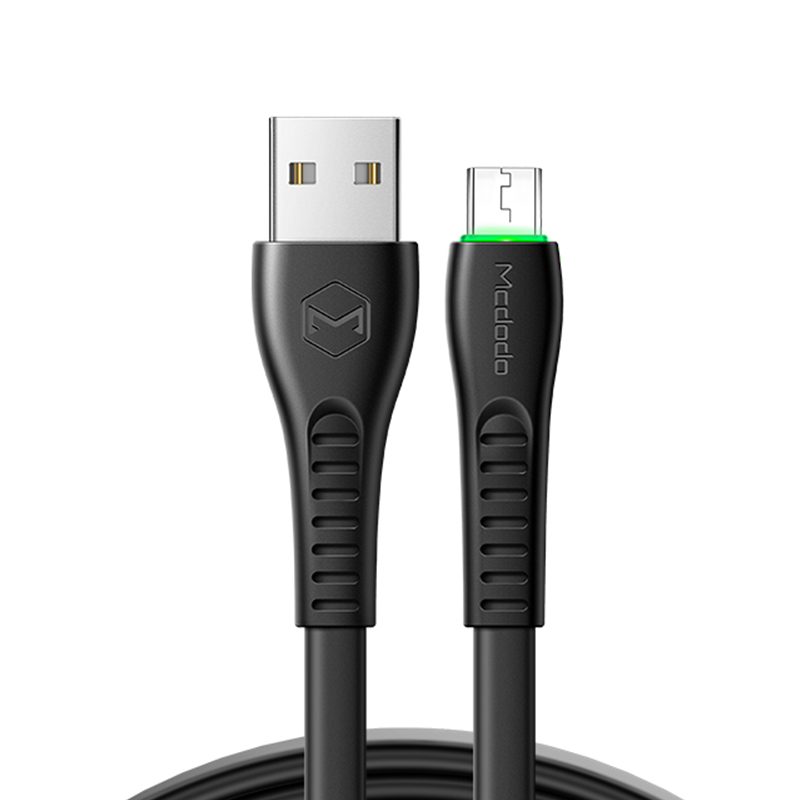 Mcdodo CA-675 Flying Fish Series Micro usb Data Cable with LED Light 1.2m