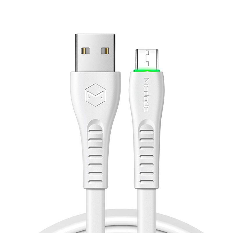 Mcdodo CA-675 Flying Fish Series Micro usb Data Cable with LED Light 1.2m