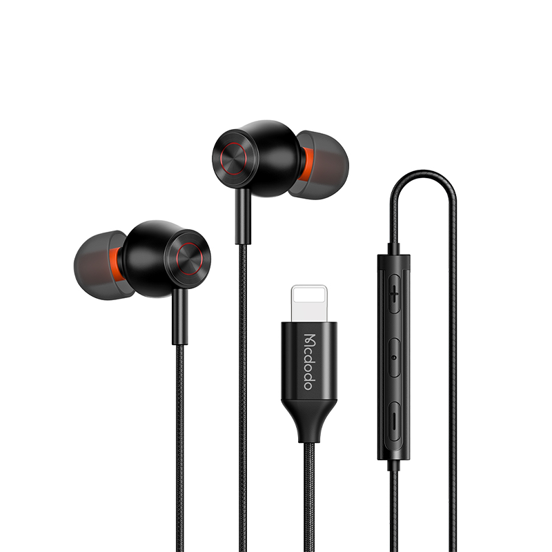 Mcdodo Stereo Wired Earphones for Type C Lightning AUX Jack