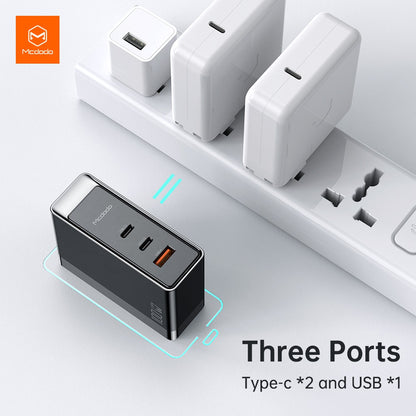 Mcdodo CH-810 Pro 100W GaN Dual Type-C + USB Universal Charger (EU/UK/US)