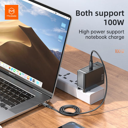 Mcdodo CH-810 Pro 100W GaN Dual Type-C + USB Universal Charger (EU/UK/US)