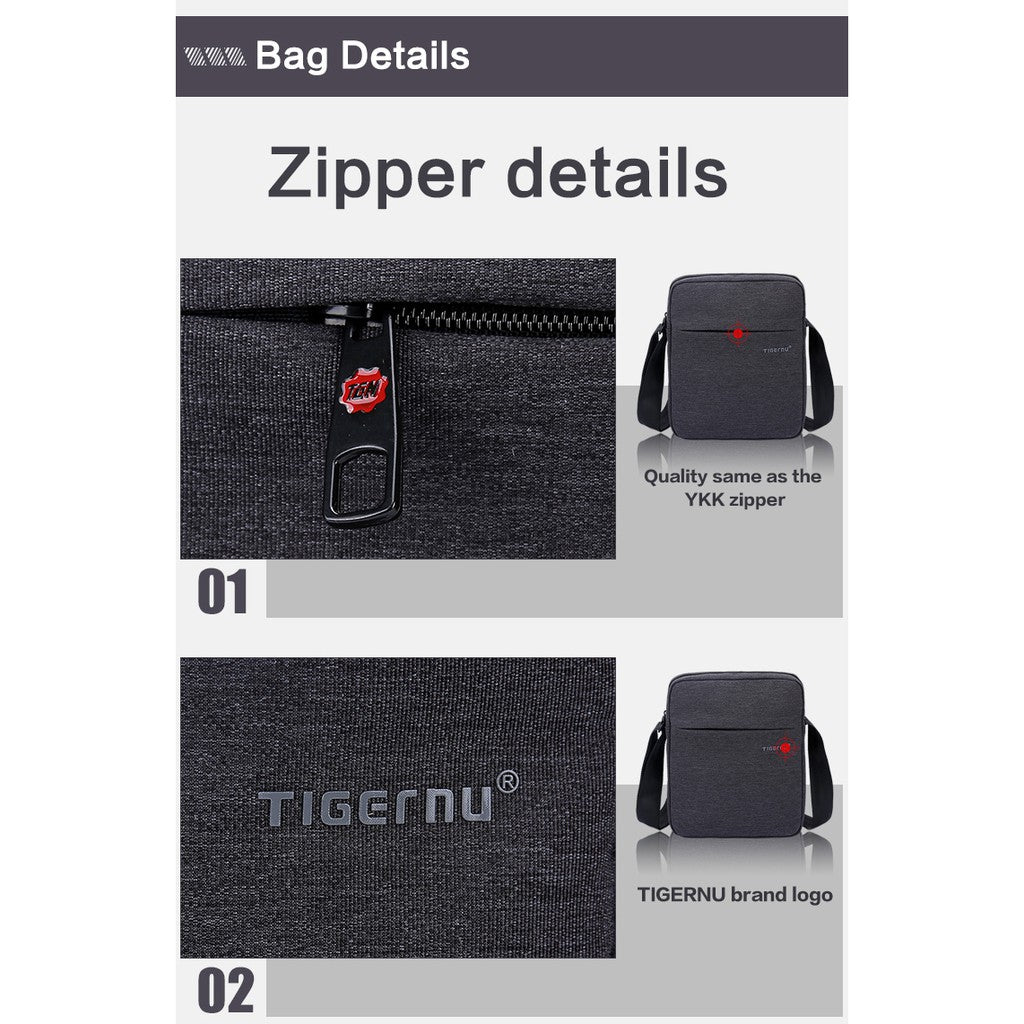 Tigernu T-L5102 Water Resistant Anti Theft Sling Shoulder Bag