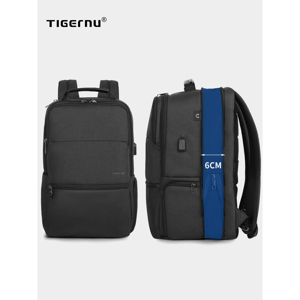 Tigernu T-B3905 Anti theft 19" Laptop Expandable Travel Splash-proof Backpack Bag with Lock