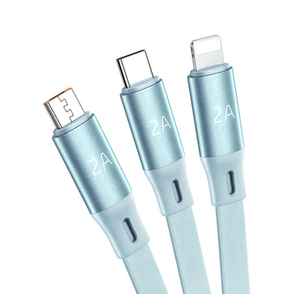 Mcdodo CA-120 66W 3 in 1 Micro USB Type C Lightning Retractable Cable 1.2m